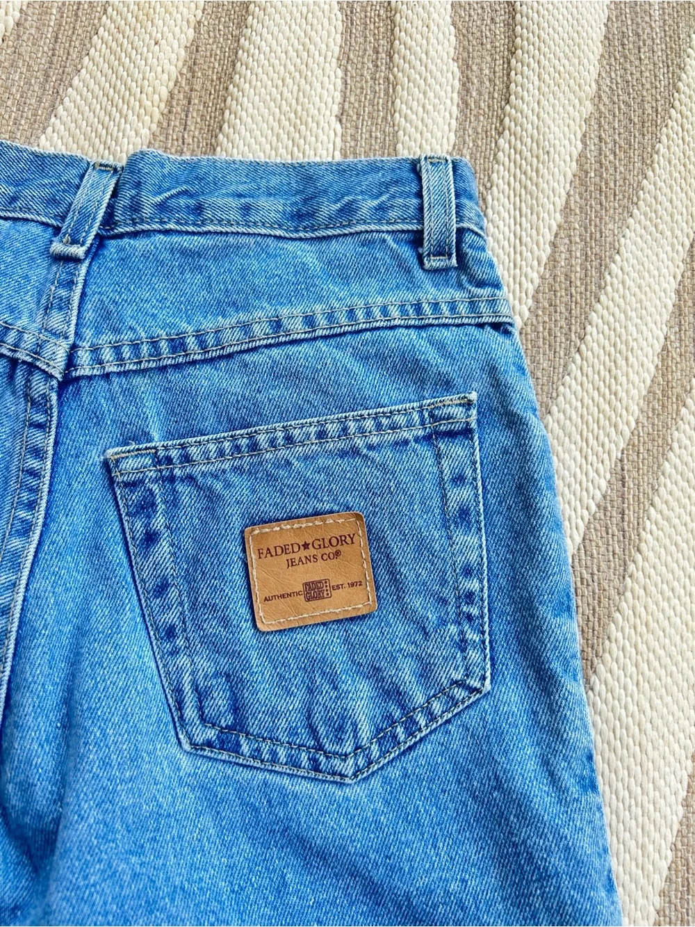 Vintage Faded Glory Denim Long Jorts - Women’s size 00 or 23’